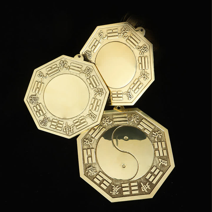 Buddha Stones Feng Shui Bagua Map Copper Balance Energy Map - image 18