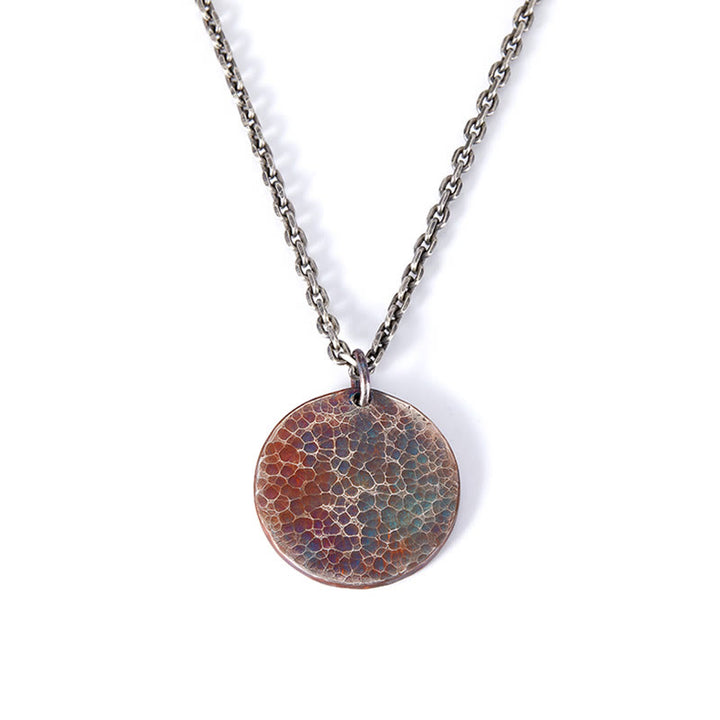 Buddha Stones 990 Sterling Silver Yin Yang Water and Fire Balance Necklace Pendant - image 4