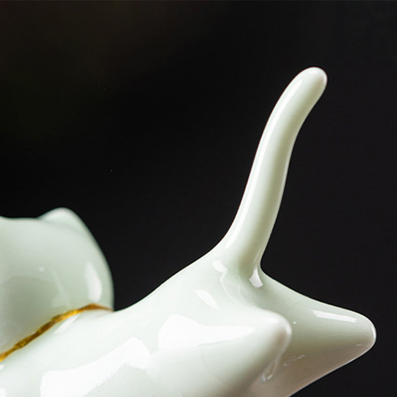 Lovely Cat Panda Ceramic Blessing Incense Burner Decoration - image 12