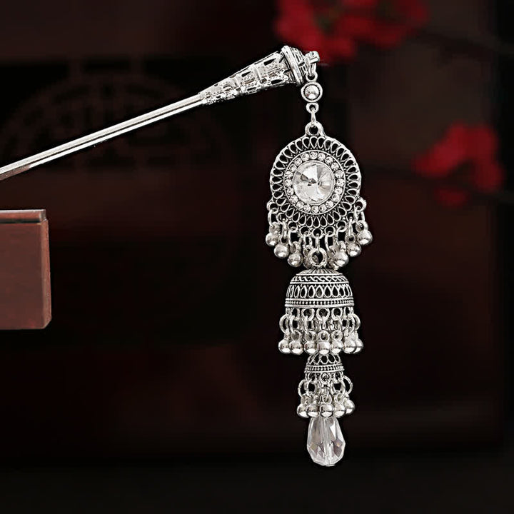 Water Drop Lily of the Valley Flowers Tassels Confidence Hairpin - Bell - image 7