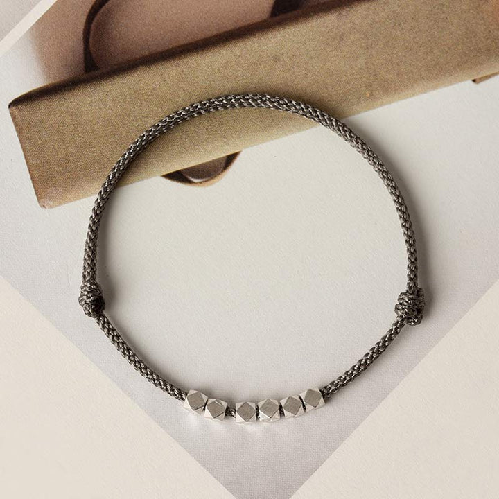 Buddha Stones 925 Sterling Silver Red String Braid Bracelet Anklet - image 7