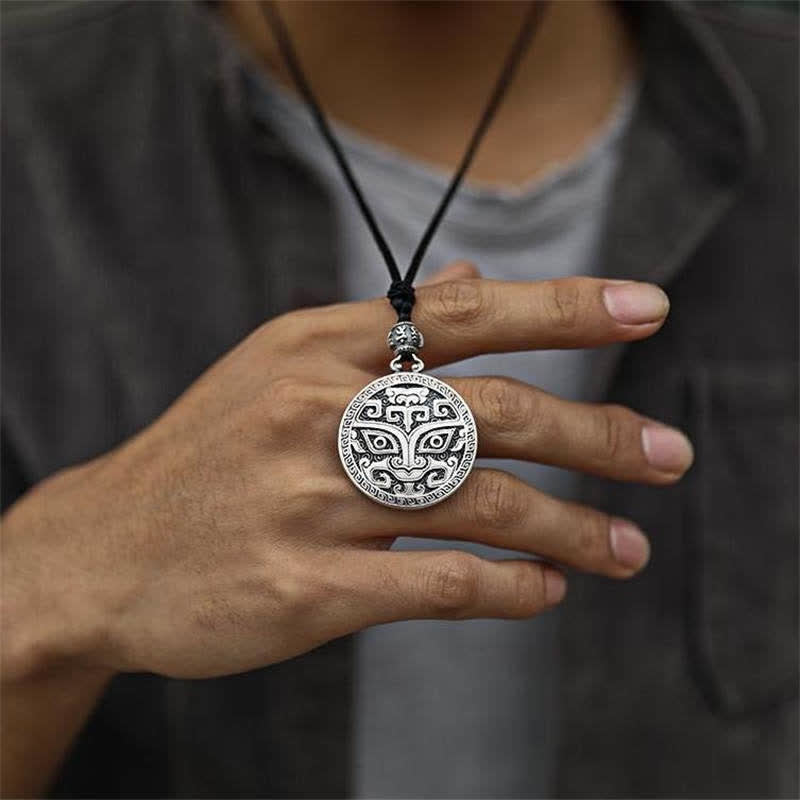 Lucky FengShui Mythological Creature Taotie Wealth Necklace Pendant - image 2