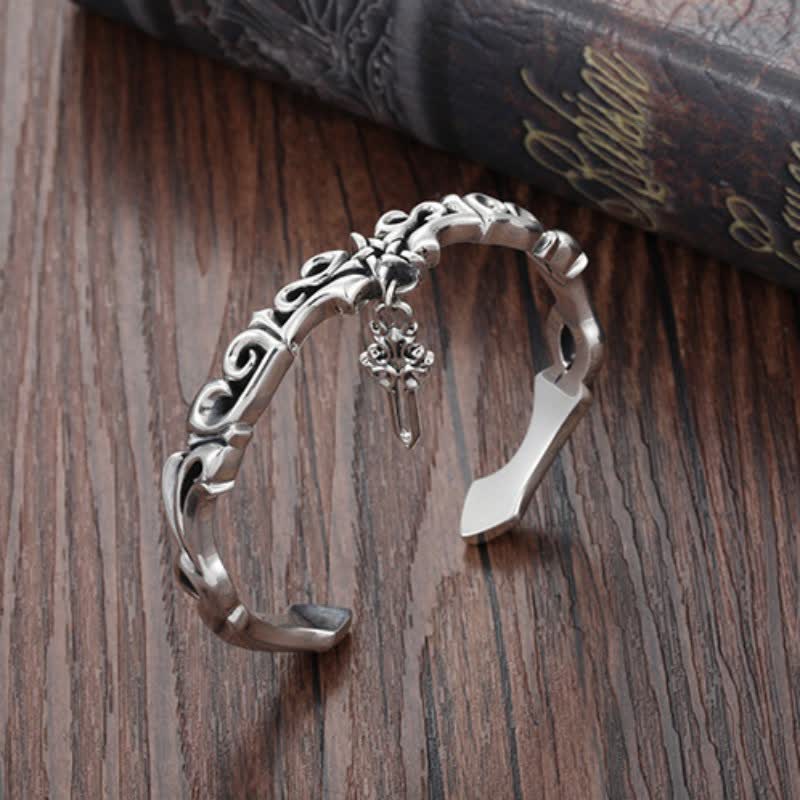 Buddha Stones Viking Style Twisted Braided Pattern Copper Balance Bracelet - image 3
