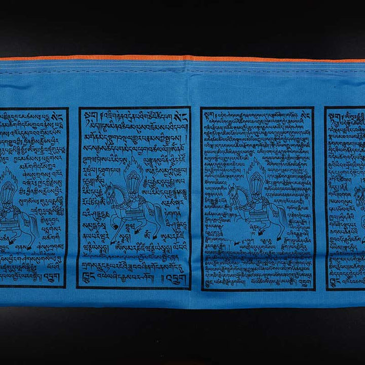 Buddha Stones Tibetan 5 Colors Windhorse Auspicious Outdoor 25 Pcs Prayer Flag - image 16