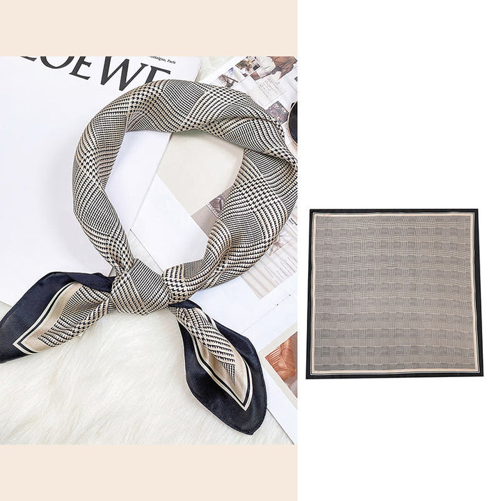 Buddha Stones Pastoral Scene Hot Air Balloon Spring Blossom 100% Mulberry Silk Neck Hair Scarf - Simple Style - image 25