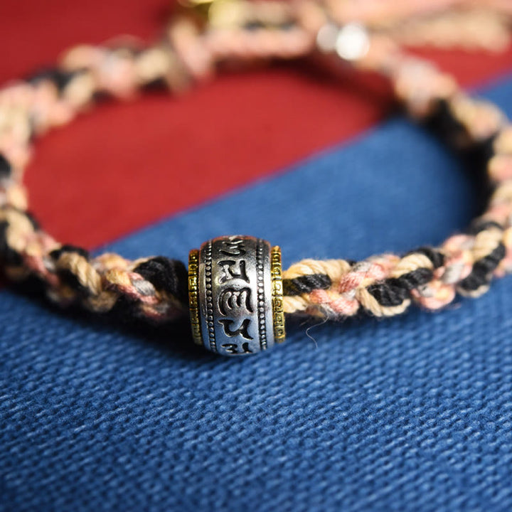 Buddha Stones Zakiram Goddess of Wealth Om Mani Padme Hum Peace Handmade Bracelet - image 4