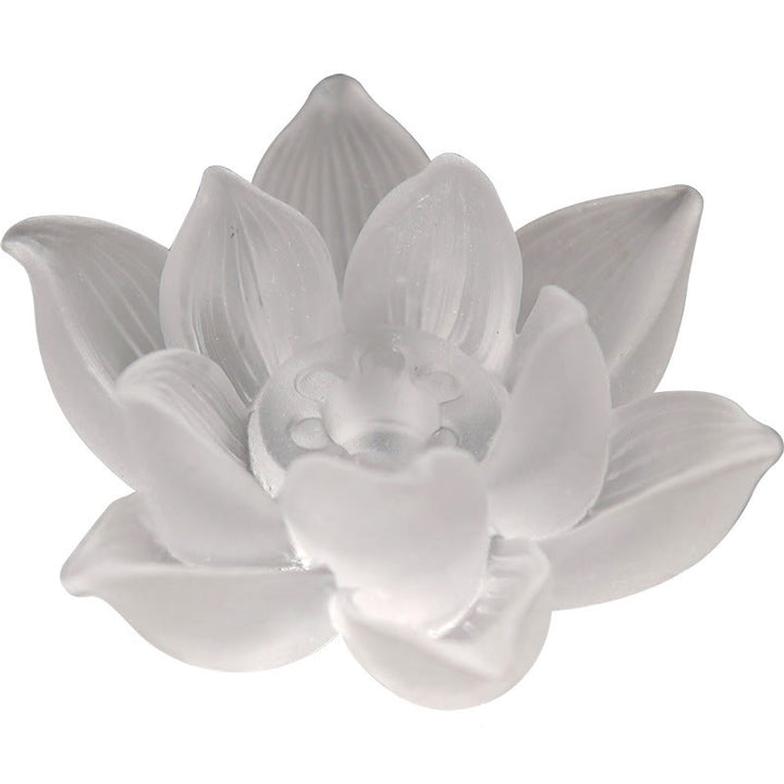 Buddha Stones Mini Lotus Liuli Crystal Healing Meditation Stick Incense Burner - image 7