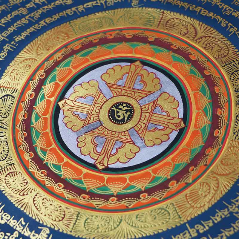 Buddha Stones Tibetan Handmade Thangka Painting Spiritual Blessing Blind Box Random Color Pattern - image 1