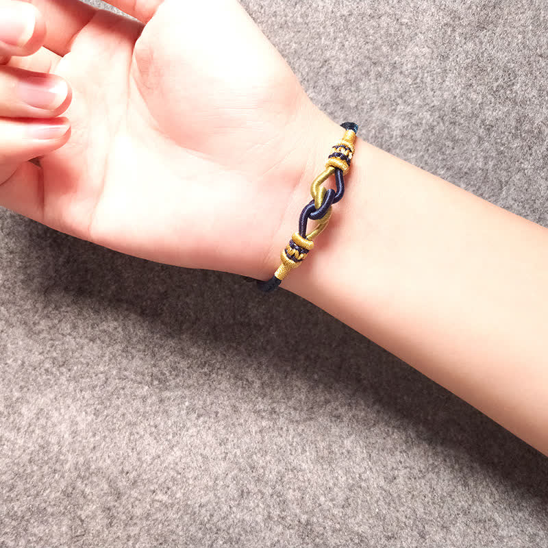 Buddha Stones Handmade Knotting Faith Strength Braid String Bracelet - image 6