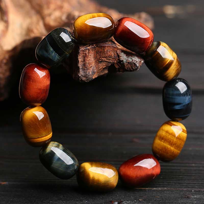 Buddha Stones Natural Tiger Eye Healing Protection Bracelet - image 5