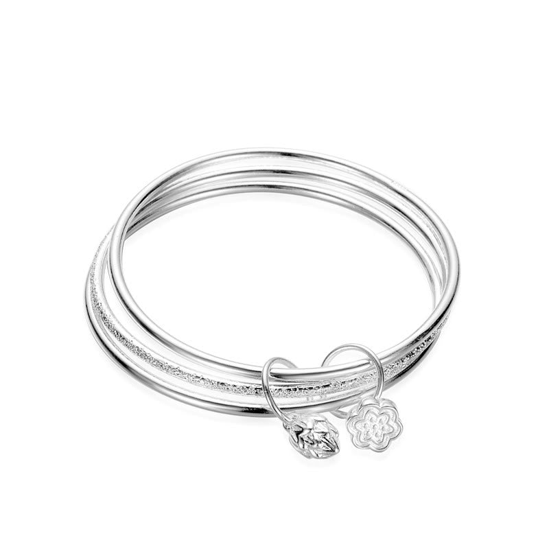 Buddha Stones Lotus Flower Pod White Copper New Beginning Bracelet Bangle - image 4
