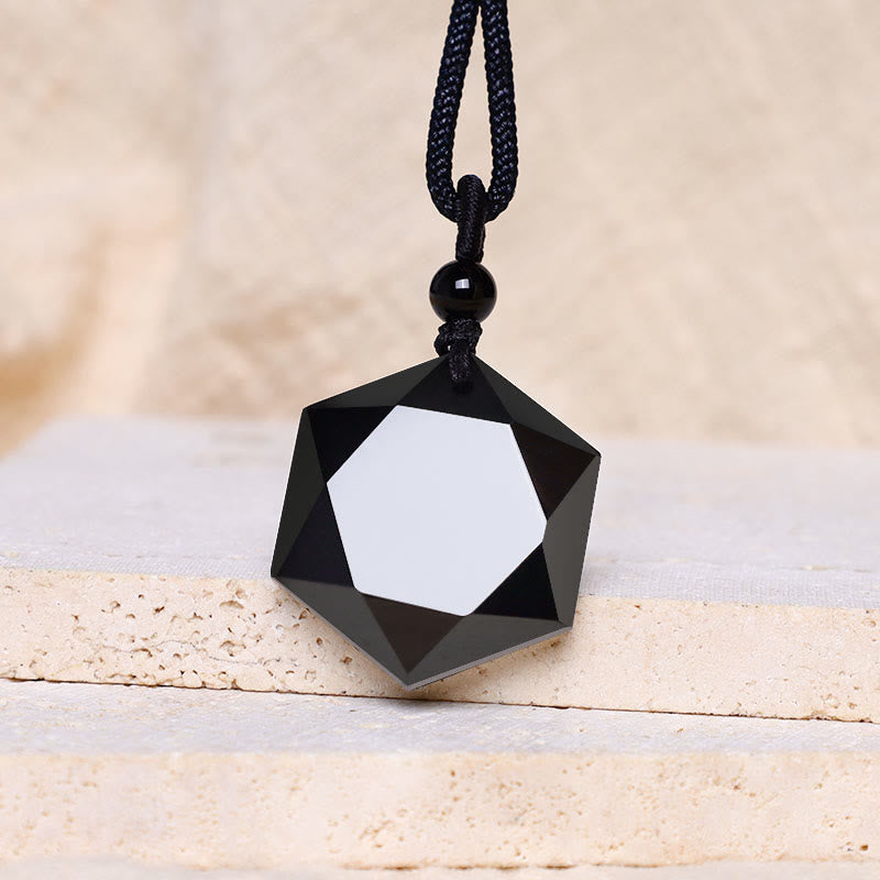 Black Obsidian Talisman Purify Pendant Necklace - image 6