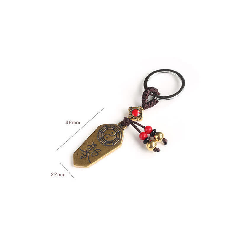 Feng Shui Bagua Yin Yang Balance Peace Keychain - image 7