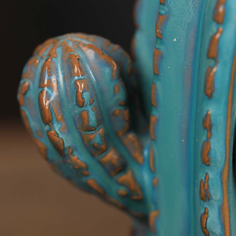 Cactus Ceramic Healing Backflow Smoke Fountain Incense Burner - image 3