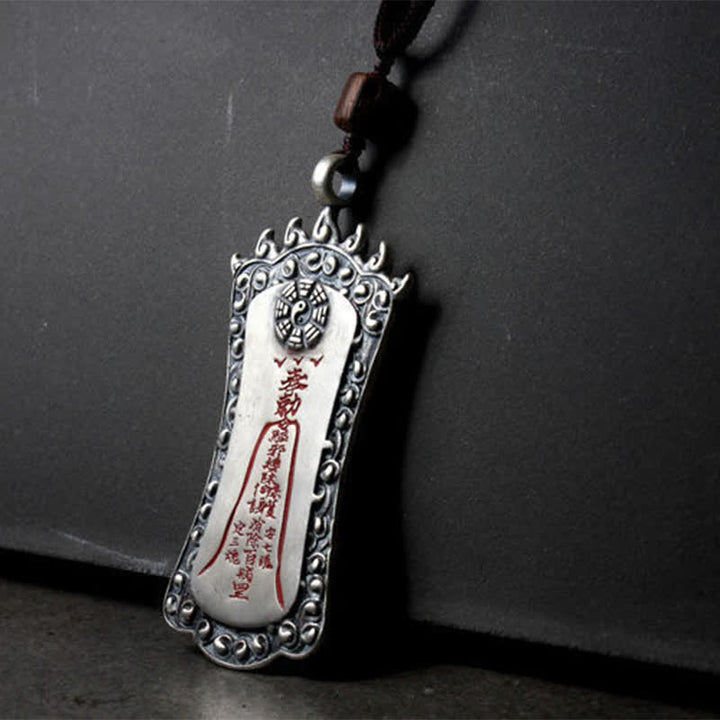 Buddha Stones FengShui Bagua PiXiu Cinnabar Balance Necklace Pendant - image 3