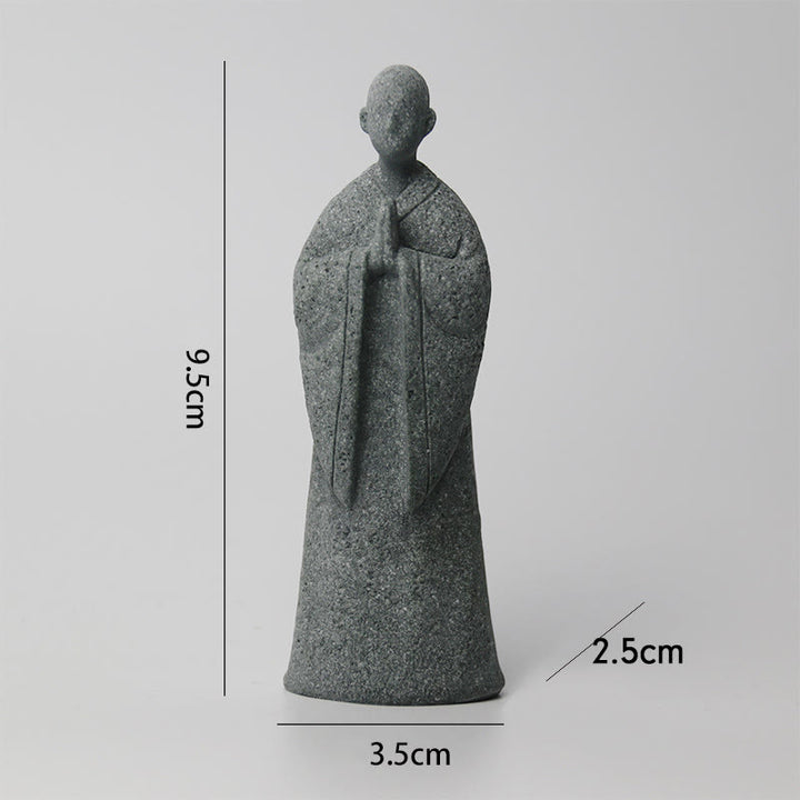 Buddha Stones Meditation Buddha Monk Serenity Home Decoration - image 13