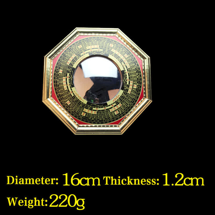Feng Shui Bagua Map Balance Harmony Living Room Energy Map Mirror - 16cm Bagua Map Convex Mirror - image 8