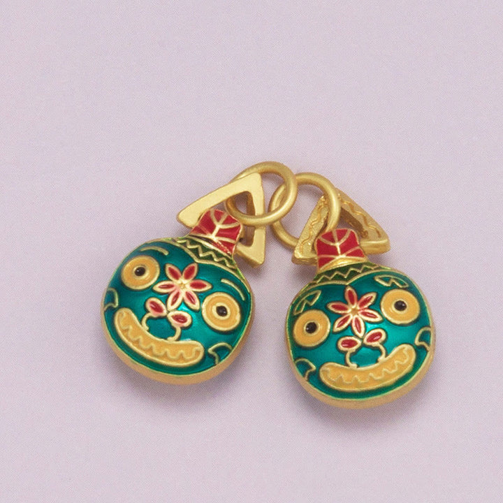 Buddha Stones Gold Swallowing Beast Family Luck Car Key Chain Phone Hanging Decoration - image 21