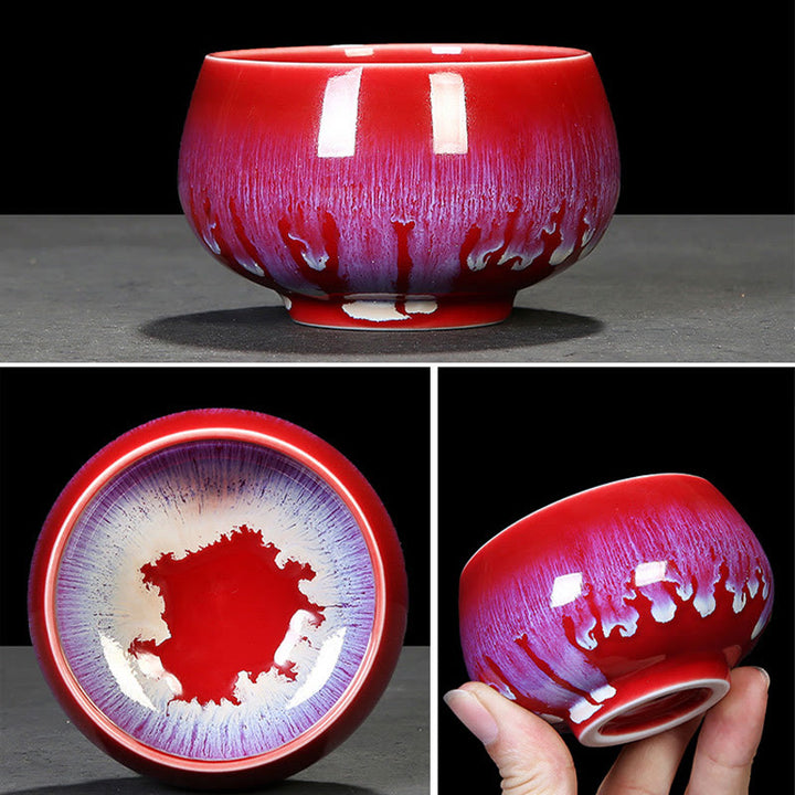 Buddha Stones Chinese Jianzhan Glaze Kiln Change Ceramic Teacup Tenmoku Kung Fu Tea Cup - image 21