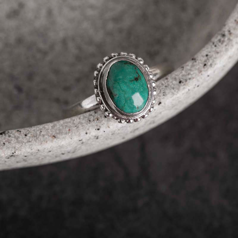 Buddha Stones 925 Sterling Silver Turquoise Wisdom Love Ring - image 7