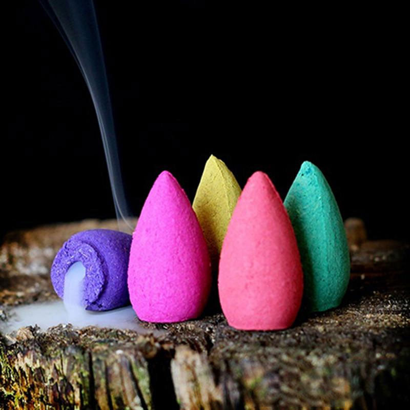 Buddha Stones Mixed Aroma Backflow Incense 50 Cones Pack - image 1