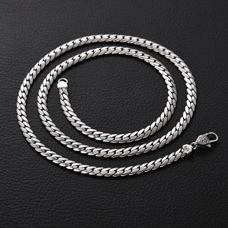 Buddha Stones Double Dorje Vajra Strength Punk Copper Chain Bracelet Necklace - image 14