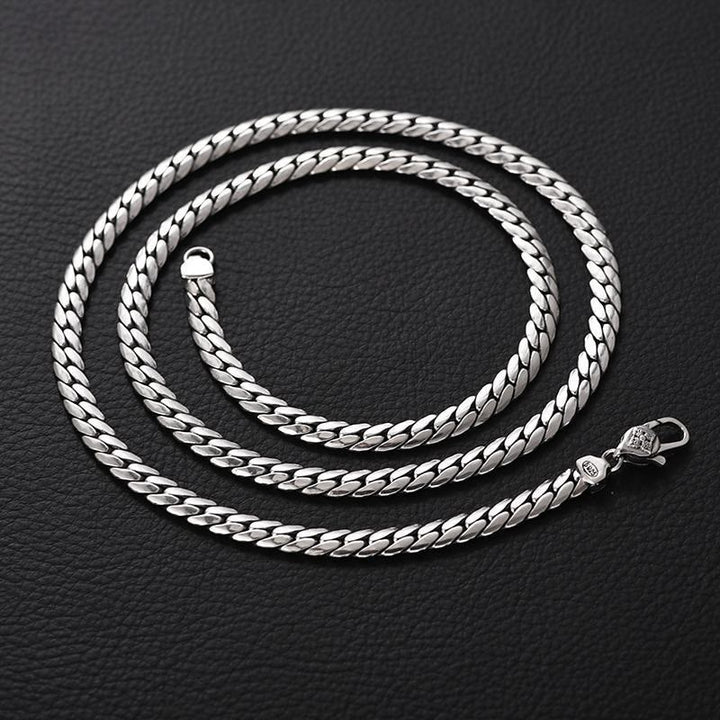 Buddha Stones Double Dorje Vajra Strength Punk Copper Chain Bracelet Necklace - image 14