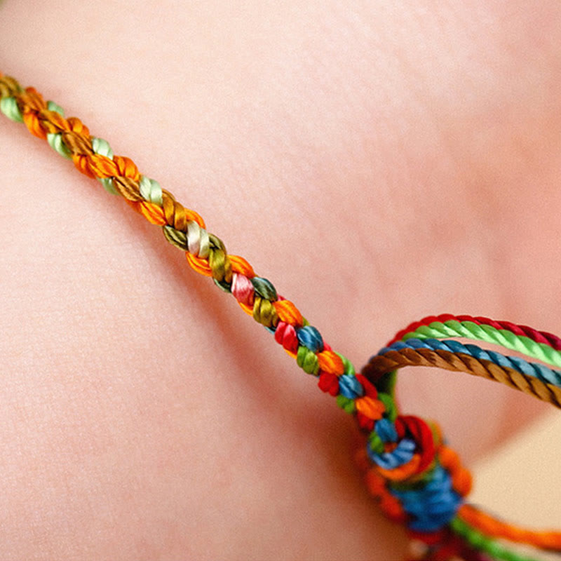 Buddha Stones "May all your wishes come true" Lucky Multicolored Bracelet - image 7