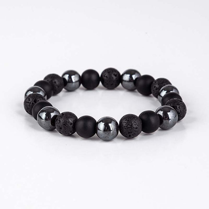 Buddha Stones Tibetan Tiger's Eye Bracelet Necklace Set - image 18