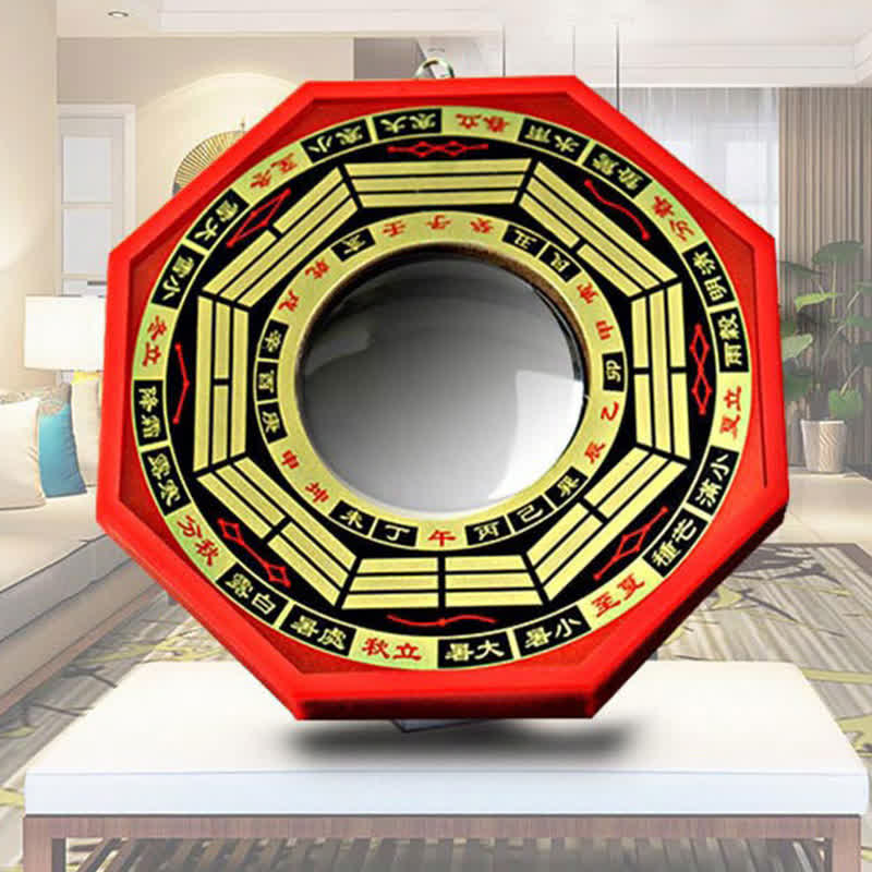 Buddha Stones Feng Shui Bagua Map Balance Living Room Energy Map Mirror - image 6