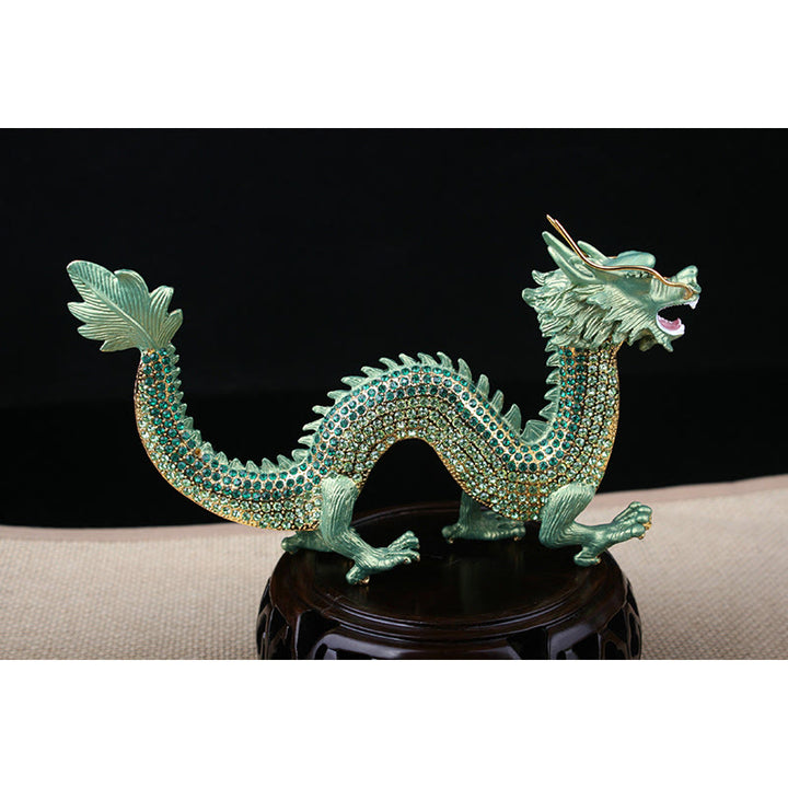 Buddha Stones Handmade Feng Shui Dragon Luck Success Home Decoration - image 15