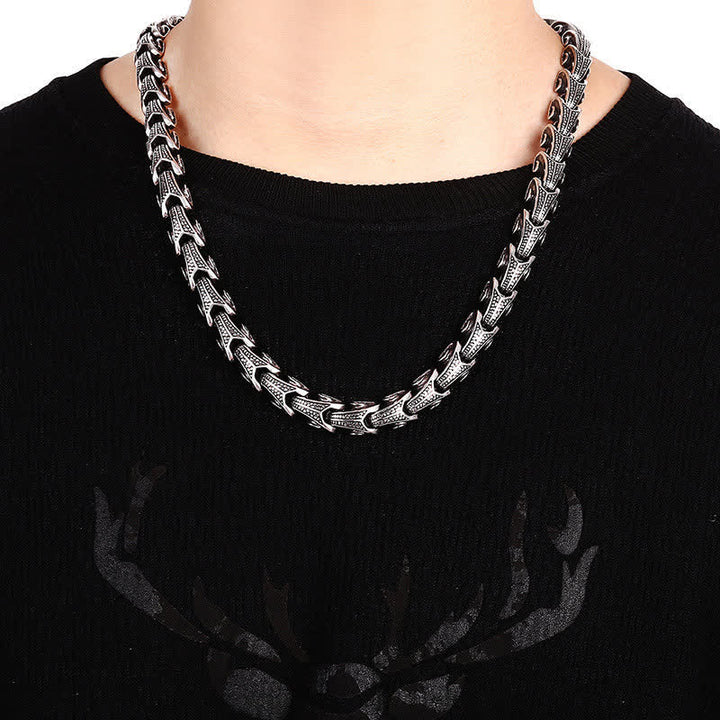 Buddha Stones Dragon Pattern Titanium Steel Protection Necklace Pendant Bracelet - image 14