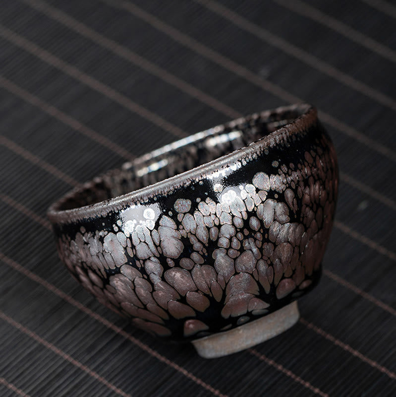 Buddha Stones Handmade Cherry Blossoms Sakura Design Chinese Jianzhan Ceramic Teacup Kung Fu Tea Cup - image 8