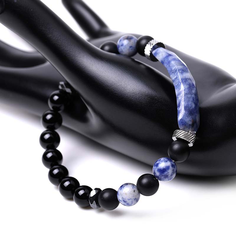 Buddha Stones Natural Crystal Blue Aventurine Healing Bracelet - image 1