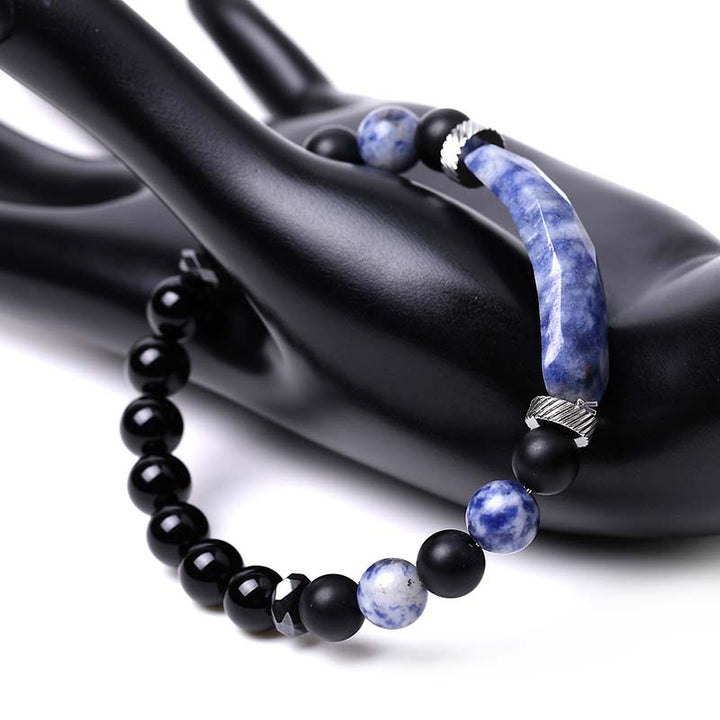Buddha Stones Natural Crystal Blue Aventurine Healing Bracelet - image 1