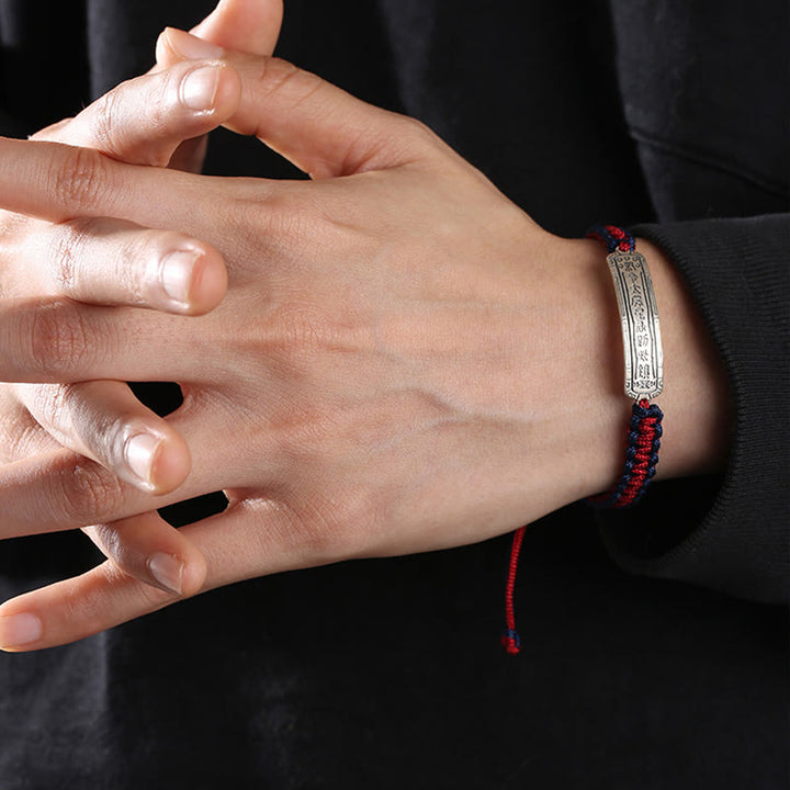 Buddha Stones 925 Sterling Silver Peace Amulet Protection Bracelet - image 7