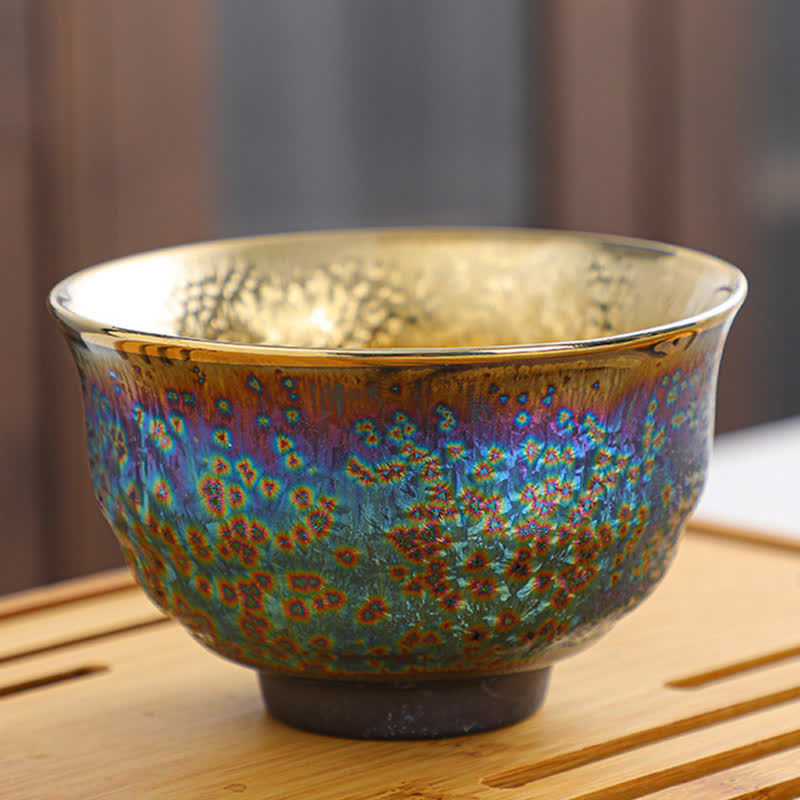 Buddha Stones Colorful Ceramic Teacup Tea Cups - 9cm*5.5cm*160ml - image 10