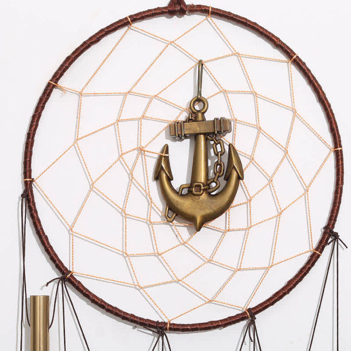 Buddha Stones Dream Catchers Love Elephant Boat Wall Hanging Chime Bell Handmade Home Decoration - image 12