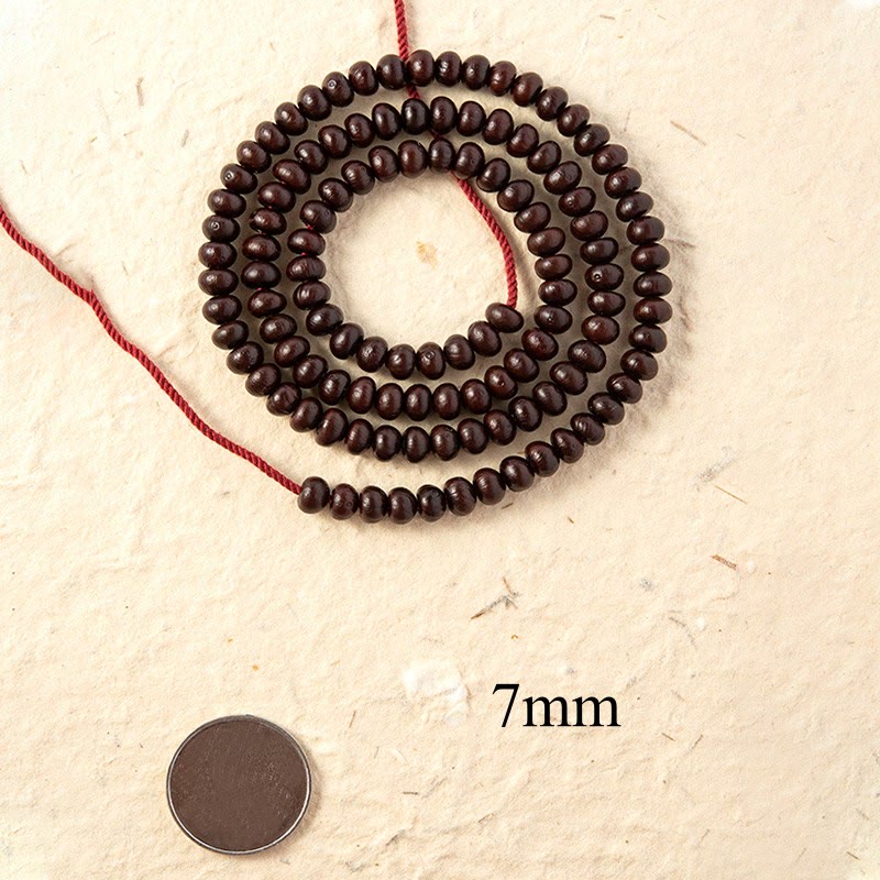 Buddha Stones Natural Tibet 108 Mala Beads Purple Bodhi Seed Wealth Bracelet - image 7