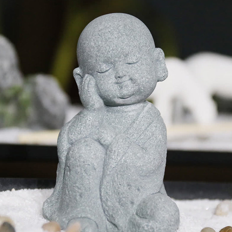 Buddha Stones Meditation Prayer Buddha Statue Compassion Home Decoration - image 2