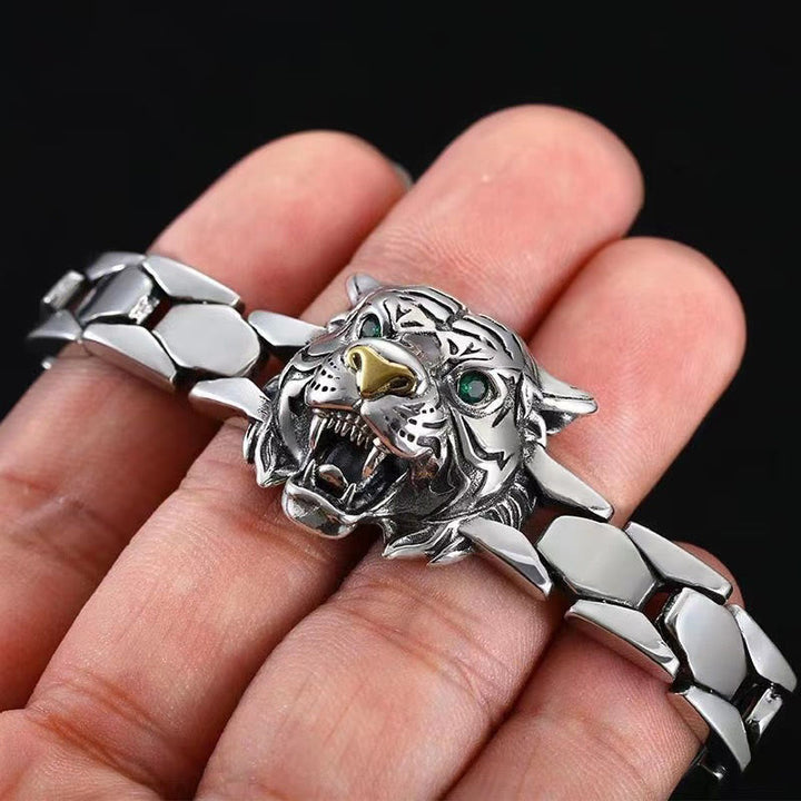 Buddha Stones Tiger Head Design Healing Bracelet - image 5
