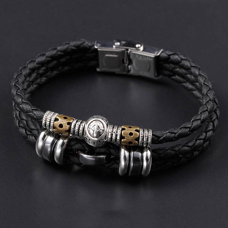Buddha Stones 12 Constellations of the Zodiac Hematite Protection Bracelet - image 8