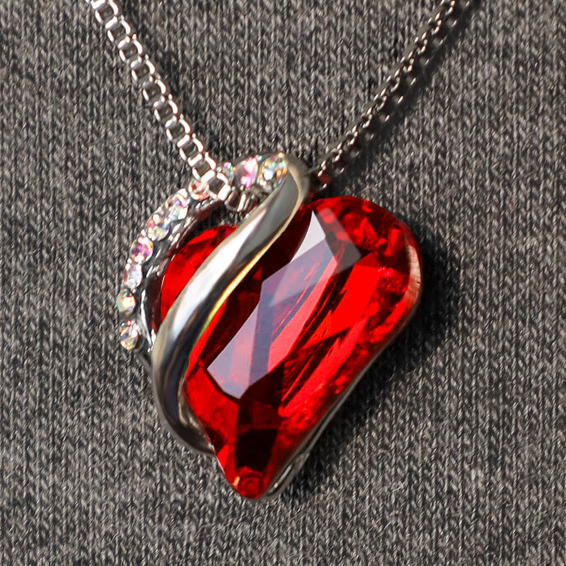 Buddha Stones Love Heart Birthstone Healing Energy Necklace Pendant - image 5