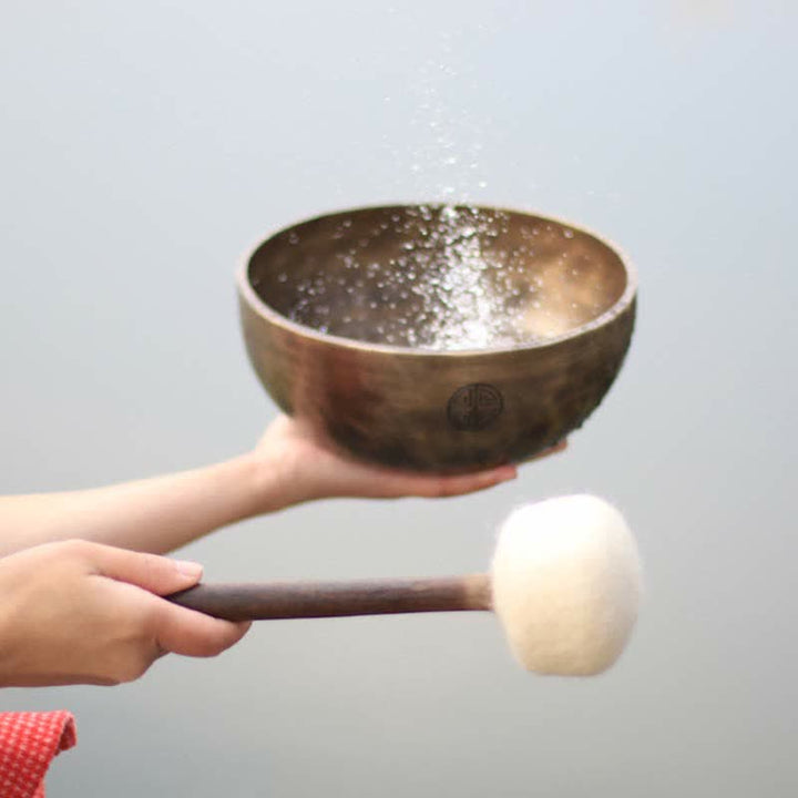 Lunar Rainbow Full Moon Singing Bowl Handcrafted for Healing and Meditation Positive Energy Sound Bowl Set - image 8