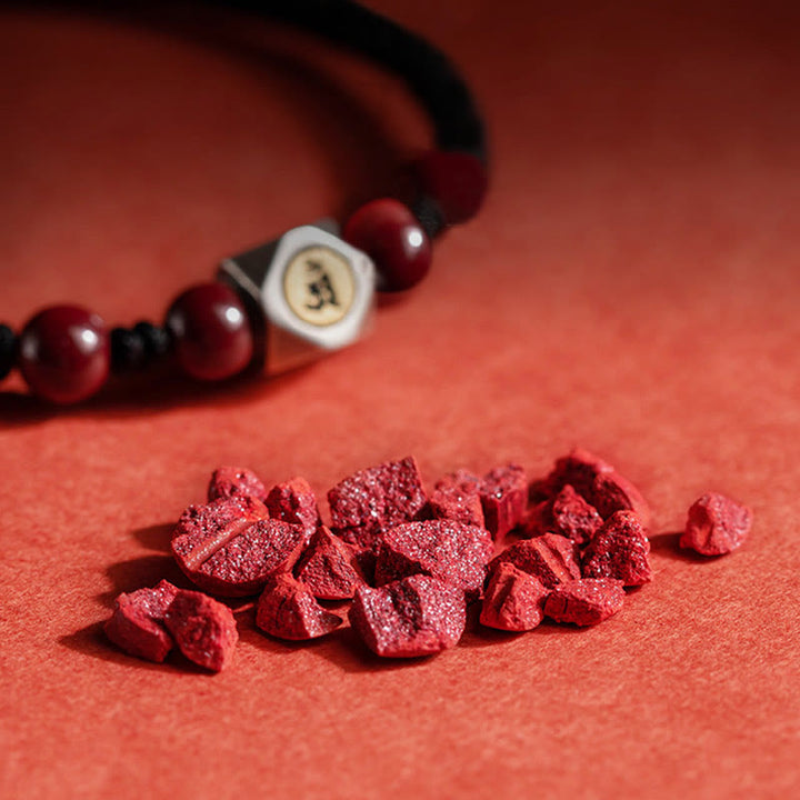 Buddha Stones 925 Sterling Silver Chinese Zodiac Cinnabar Calm Bracelet - image 28