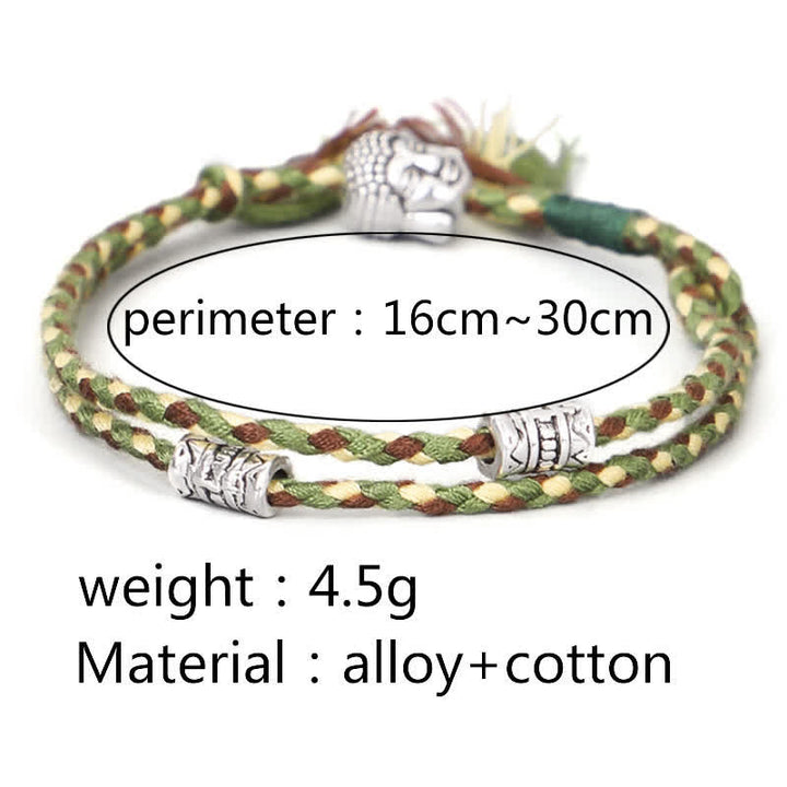 Buddha Stones  Head Serenity String Bracelet - image 8