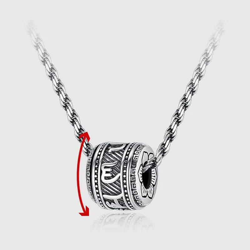 Buddha Stones Tibet Om Mani Padme Hum Protection Necklace Pendant - image 3