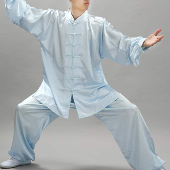Buddha Stones Simple Pattern Meditation Prayer Spiritual Zen Tai Chi Qigong Practice Unisex Clothing Set - image 14