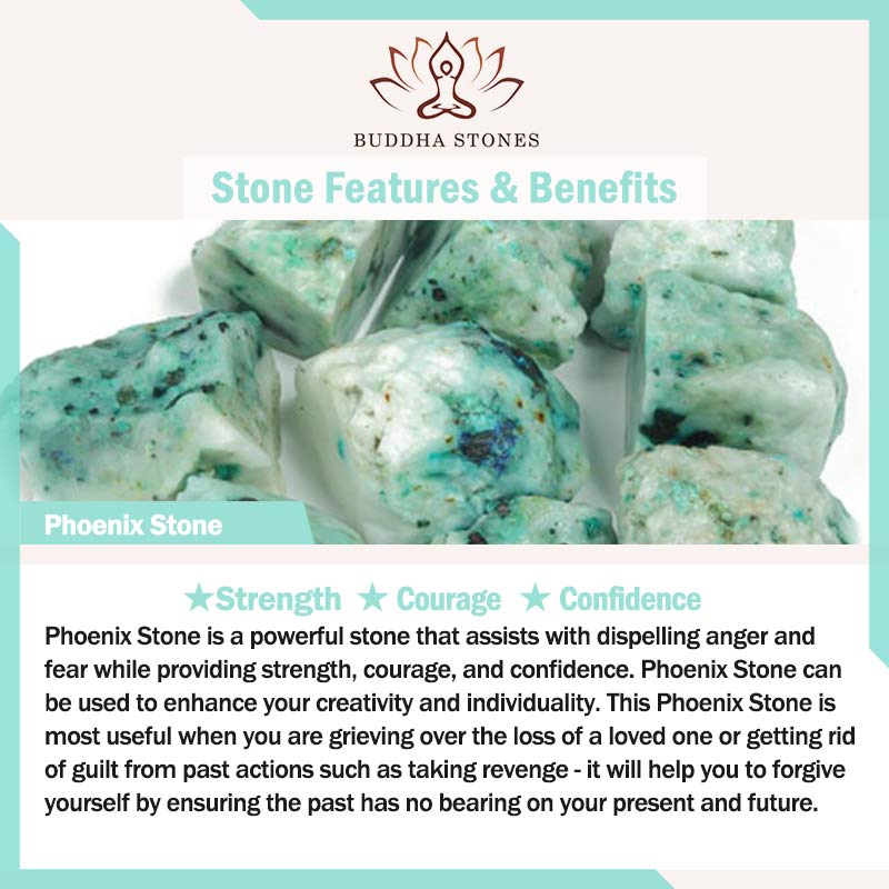 Buddha Stones Natural Phoenix Stone Strength Courage Bracelet - image 11