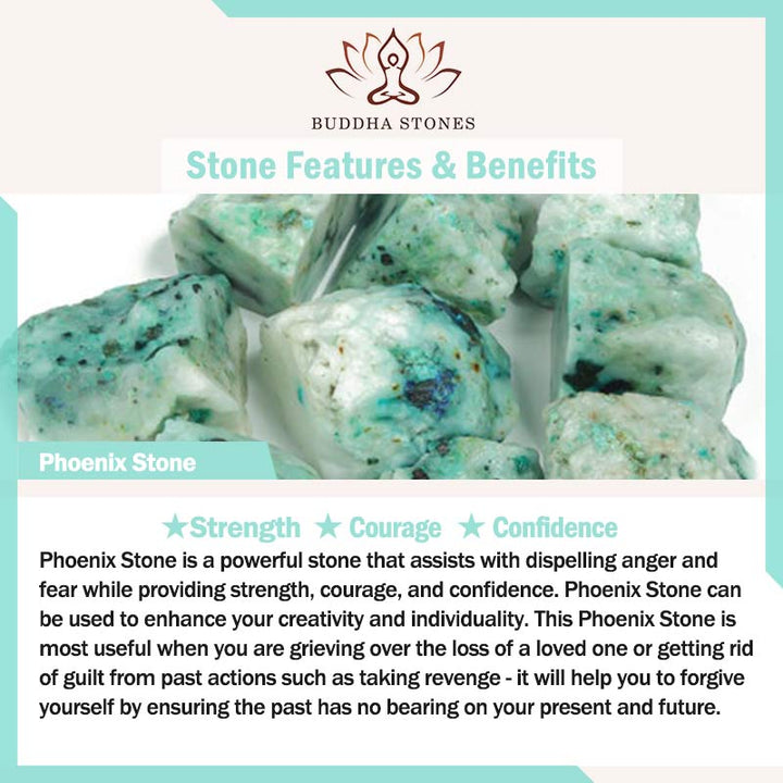 Buddha Stones Natural Phoenix Stone Strength Courage Bracelet - image 11